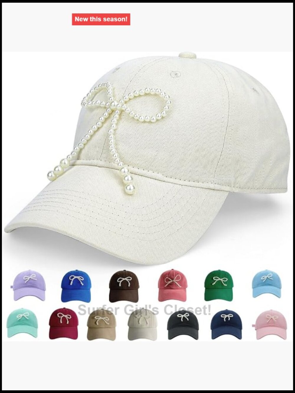 Coquette Bow Baseball Hat Ponytail Cap Distressed Trucker Hats For Women